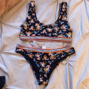 Cupshe Floral Bikini Set